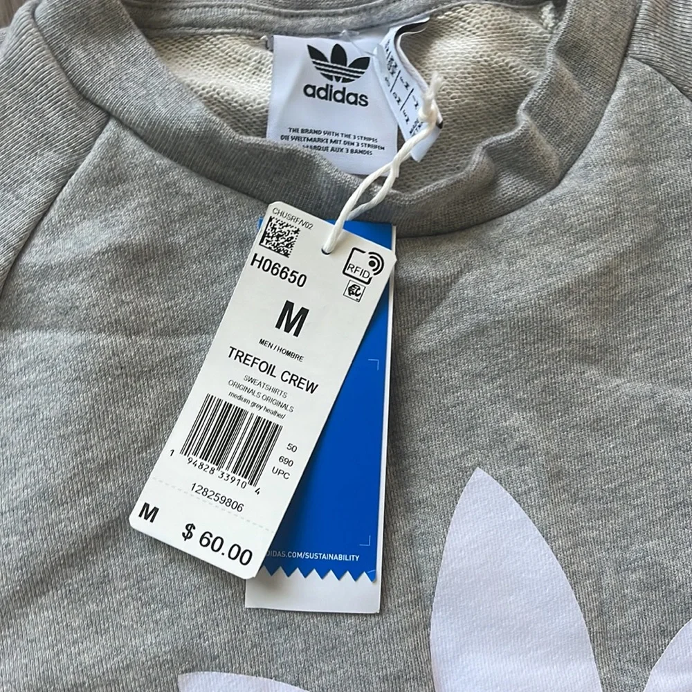Men’s new Adidas sweater, size medium - Picture 2 of 2